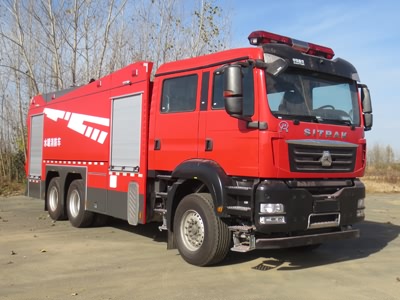 2022年9月23日車型介紹:江特牌JDF5290GXFSG130/Z6型水罐消防車(汕德卡13噸)